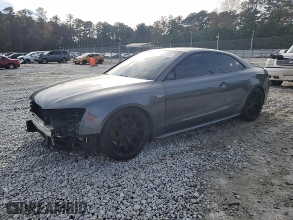 2016 Audi S5 Premium Plus with VIN WAUC4AFR6GA040971, listed as a Copart auction lot 81013414 with 121,417 mi miles and Salvage Title. Bid and sale history available at carsss.com. Image 1.