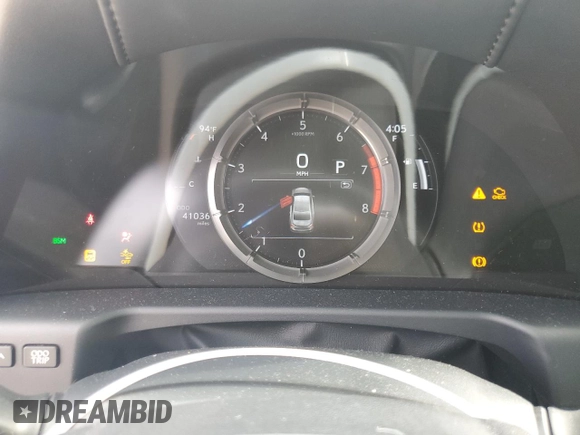 2020 Lexus ES 350 F Sport with VIN 58AGZ1B1XLU072700, listed as a Copart auction lot 53831565 with 41,036 mi miles and Salvage title. Bid and sale history available at DreamBid. Image 9.