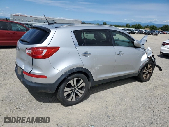 2012 Kia Sportage EX with VIN KNDPCCA2XC7252292, listed as a Copart auction lot 56975535 with 160,445 mi miles and Salvage title. Bid and sale history available at DreamBid. Image 3.