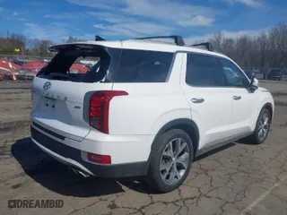 2021 Hyundai Palisade SEL with VIN KM8R4DHE1MU233110, listed as a IAAI auction lot 41790936 with 46,127 mi miles. Bid and sale history available at carsss.com. Image 4.