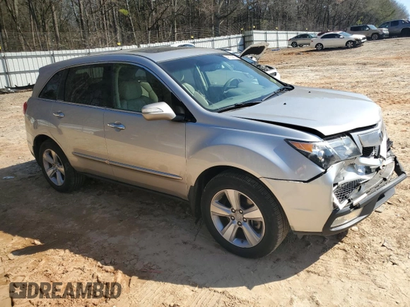2012 Acura MDX Tech Pkg with VIN 2HNYD2H36CH536351, listed as a Copart auction lot 48763035 with 97,169 mi miles and Salvage Title. Bid and sale history available at carsss.com. Image 4.