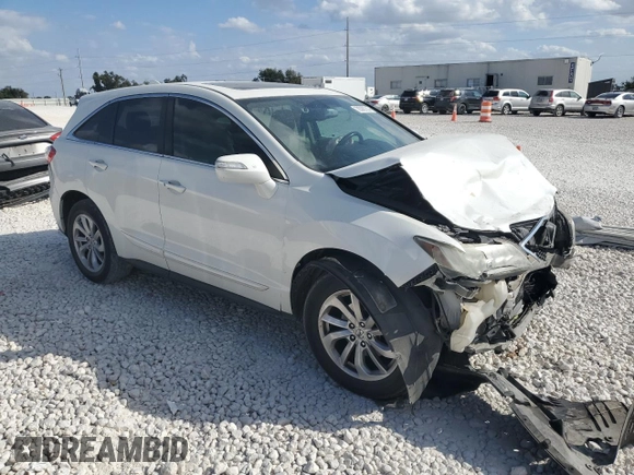 2017 Acura RDX Technology with VIN 5J8TB3H5XHL013777, listed as a Copart auction lot 78388734 with 216,006 mi miles and Salvage title. Bid and sale history available at DreamBid. Image 4.
