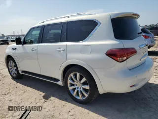 2014 Infiniti QX80 with VIN JN8AZ2NE5E9063225, listed as a Copart auction lot 56323385 with 172,135 mi miles and Clean title. Bid and sale history available at DreamBid. Image 2.