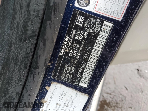 2018 Mercedes-Benz E-Class AMG E 63 S with VIN WDDZF8KB8JA251675, listed as a Copart auction lot 49253844 with 0 mi miles and Salvage Title. Bid and sale history available at carsss.com. Image 12.
