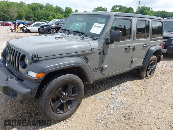 2020 Jeep Wrangler Unlimited Freedom with VIN 1C4HJXDG2LW186027, listed as a IAAI auction lot 42449664 with 87,869 mi miles and . Bid and sale history available at DreamBid. Image 17.