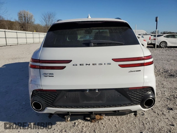 2024 Genesis GV70 Sport z VIN 5NMMCDTC3RH016762, wystawiony jako Copart lot #49094835 z przebiegiem 25 486 mil mil oraz Szkoda całkowita • Salvage title. Historia ofert i sprzedaży dostępna na DreamBid. Obrazek 6.
