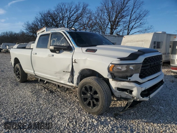 2022 Ram 3500 Big Horn with VIN 3C63R3HL4NG287257, listed as a Copart auction lot 84241374 with 11,874 mi miles and Salvage Title. Bid and sale history available at carsss.com. Image 4.