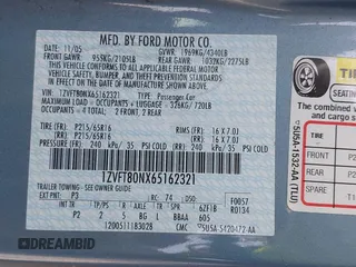 2006 Ford Mustang Standard с VIN 1ZVFT80NX65162321, выставлен на аукционе IAAI как лот 42590323 с пробегом 191 782 миль миль и . История ставок и продаж доступна на DreamBid. Изображение 9.