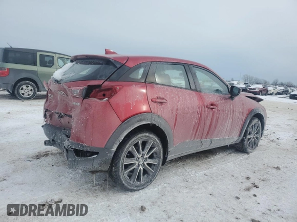 2018 Mazda CX-3 Touring with VIN JM1DKFC79J0300810, listed as a Copart auction lot 45122375 with 51,384 mi miles and Salvage Title. Bid and sale history available at carsss.com. Image 3.
