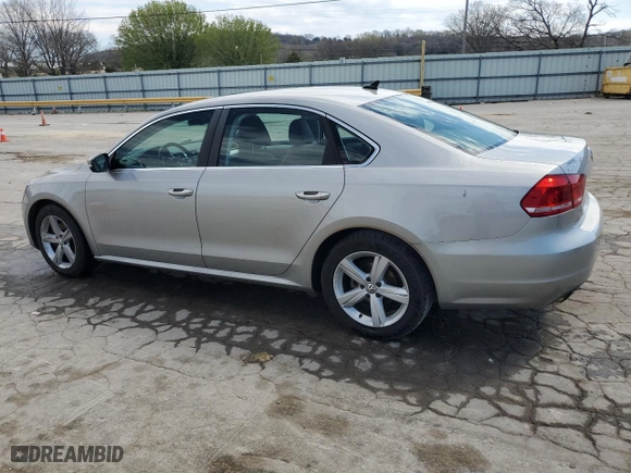 2013 Volkswagen Passat SE w/Sunroof with VIN 1VWBH7A33DC133663, listed as a Copart auction lot 50698795 with 161,053 mi miles and Salvage Title. Bid and sale history available at carsss.com. Image 2.