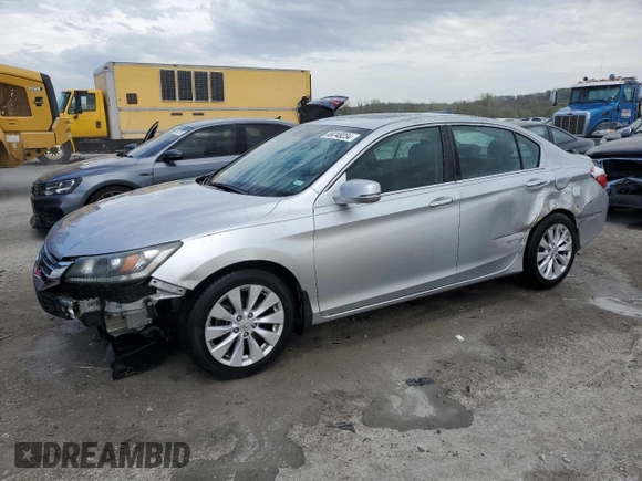 2014 Honda Accord Sedan EX-L with VIN 1HGCR2F87EA293474, listed as a Copart auction lot 49748234 with 92,598 mi miles and Salvage Title. Bid and sale history available at carsss.com. Image 1.