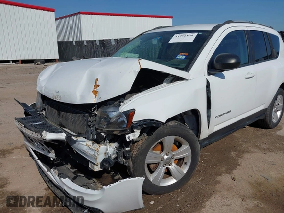 2017 Jeep Compass Sport with VIN 1C4NJCBA5HD123887, listed as a IAAI auction lot 41996849 with 145,477 mi miles and . Bid and sale history available at DreamBid. Image 6.