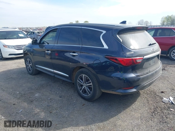 2018 Infiniti QX60 with VIN 5N1DL0MM7JC526658, listed as a IAAI auction lot 41892761 with 145,889 mi miles and . Bid and sale history available at DreamBid. Image 3.