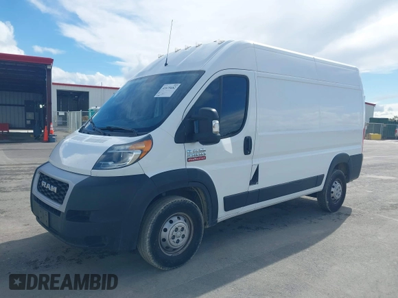 2019 Ram ProMaster Cargo with VIN 3C6TRVCGXKE562904, listed as a IAAI auction lot 41675682 with 217,885 mi miles and . Bid and sale history available at DreamBid. Image 2.