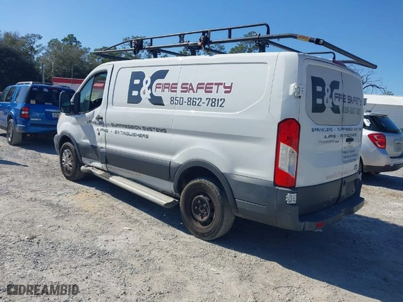 2016 Ford Transit Cargo Van with VIN 1FTYR1ZM3GKA86536, listed as a IAAI auction lot 41478663 with 188,174 mi miles. Bid and sale history available at carsss.com. Image 3.