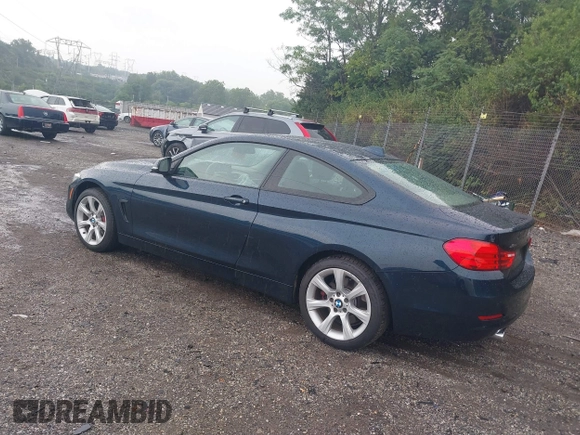 2014 BMW 4 Series 435i xDrive with VIN WBA3R5C58EK188668, listed as a IAAI auction lot 39946954 with 89,513 mi miles and . Bid and sale history available at DreamBid. Image 3.