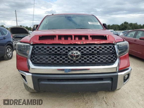 2018 Toyota Tundra 2WD SR with VIN 5TFRM5F16JX134240, listed as a Copart auction lot 74800354 with 83,816 mi miles and Non Repairable. Bid and sale history available at carsss.com. Image 5.