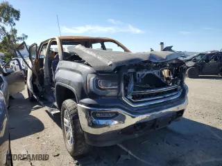 2017 GMC Sierra 1500 SLT with VIN 3GTU2NEJ3HG205118, listed as a Copart auction lot 49086284 with 0 mi miles and Non Repairable. Bid and sale history available at carsss.com. Image 4.