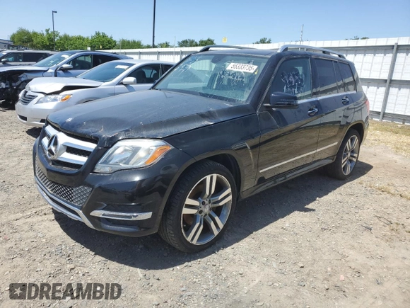 2013 Mercedes-Benz GLK 350 with VIN WDCGG8JB2DF942637, listed as a Copart auction lot 55333735 with 91,543 mi miles and Salvage Title. Bid and sale history available at DreamBid. Image 1.