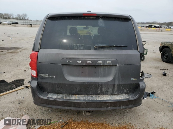 2015 Dodge Grand Caravan SE with VIN 2C4RDGBGXFR709645, listed as a Copart auction lot 50790715 with Not Provided miles and Salvage Title. Bid and sale history available at DreamBid. Image 6.