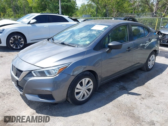 2021 Nissan Versa S with VIN 3N1CN8DV7ML811678, listed as a IAAI auction lot 42032397 with 21,089 mi miles and . Bid and sale history available at DreamBid. Image 2.