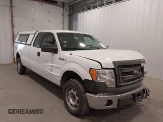 2014 Ford F-150 XL with VIN 1FTFX1EFXEKG20617, listed as a IAAI auction lot 41531746 with 262,007 mi miles. Bid and sale history available at carsss.com. Image 1.