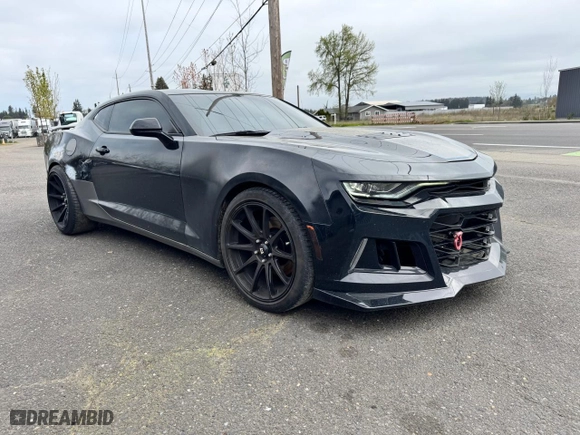 2019 Chevrolet Camaro 1SS with VIN 1G1FE1R76K0151129, listed as a Copart auction lot 53760815 with 41,111 mi miles and Salvage Title. Bid and sale history available at carsss.com. Image 1.