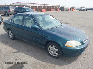 1998 Honda Civic EX with VIN 1HGEJ8640WL018230, listed as a IAAI auction lot 41914209 with 213,939 mi miles. Bid and sale history available at carsss.com. Image 1.