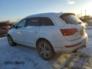 2013 Audi Q7 with VIN WA1VGCFE5DD008027, listed as a Copart auction lot 87247074 with Not provided miles and Clean title. Bid and sale history available at DreamBid. Image 2.