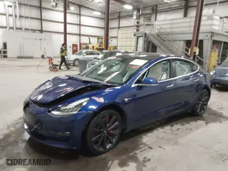 2020 Tesla Model 3 Performance with VIN 5YJ3E1EC7LF641885, listed as a IAAI auction lot 41372794 with NaN miles. Bid and sale history available at carsss.com. Image 16.