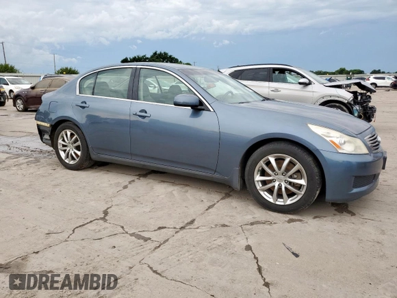 2008 Infiniti G35 Journey with VIN JNKBV61EX8M226024, listed as a Copart auction lot 60492915 with 172,313 mi miles and Salvage title. Bid and sale history available at DreamBid. Image 4.