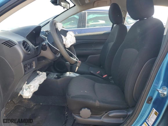 2022 Mitsubishi Mirage ES with VIN ML32AUHJ4NH008432, listed as a Copart auction lot 50357545 with 32,850 mi miles and Salvage Title. Bid and sale history available at carsss.com. Image 7.