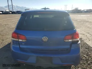 2013 Volkswagen Golf R w/Sunroof & Navi with VIN WVWRF7AJ2DW002907, listed as a Copart auction lot 86981884 with 186,071 mi miles and Salvage Title. Bid and sale history available at carsss.com. Image 6.