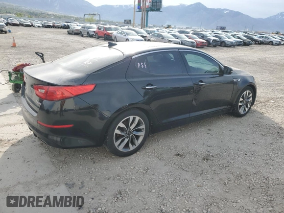 2015 Kia Optima SXL Turbo with VIN 5XXGR4A64FG386122, listed as a Copart auction lot 54451215 with 161,913 mi miles and Clean Title. Bid and sale history available at DreamBid. Image 3.