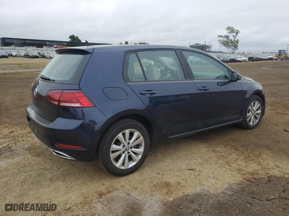2019 Volkswagen Golf S with VIN 3VWG57AU6KM022379, listed as a Copart auction lot 52828835 with 22,351 mi miles and Salvage Title. Bid and sale history available at carsss.com. Image 3.