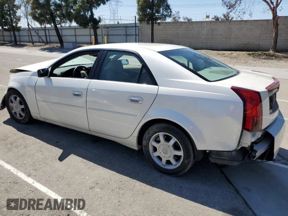 2003 Cadillac CTS with VIN 1G6DM57N030135782, listed as a Copart auction lot 48593495 with 0 mi miles and Salvage Title. Bid and sale history available at carsss.com. Image 2.