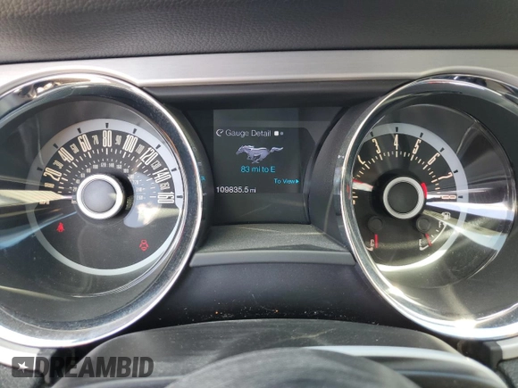 2013 Ford Mustang V6 with VIN 1ZVBP8AM9D5267518, listed as a Copart auction lot 59045045 with 109,835 mi miles and Salvage title. Bid and sale history available at DreamBid. Image 9.
