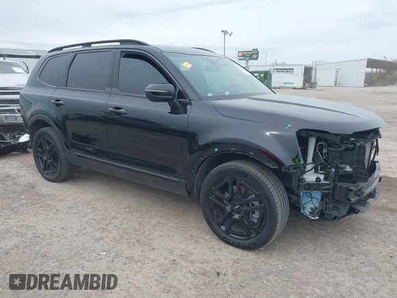 2024 Kia Telluride EX X-Line z VIN 5XYP3DGC5RG473610, wystawiony jako IAAI lot #41360858 z przebiegiem 13 825 mil mil oraz . Historia ofert i sprzedaży dostępna na DreamBid. Obrazek 1.