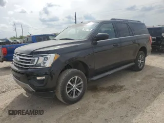 2019 Ford Expedition Max XLT z VIN 1FMJK1HT8KEA58488, wystawiony jako Copart lot #50576755 z przebiegiem 129 871 mil mil oraz Szkoda całkowita • Salvage title. Historia ofert i sprzedaży dostępna na DreamBid. Obrazek 1.