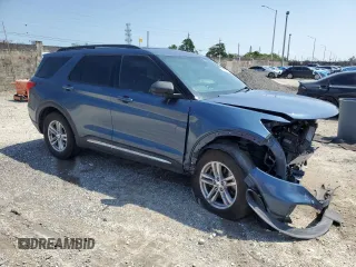 2020 Ford Explorer XLT with VIN 1FMSK7DH2LGB63641, listed as a Copart auction lot 50456645 with 55,147 mi miles and Non Repairable. Bid and sale history available at carsss.com. Image 4.
