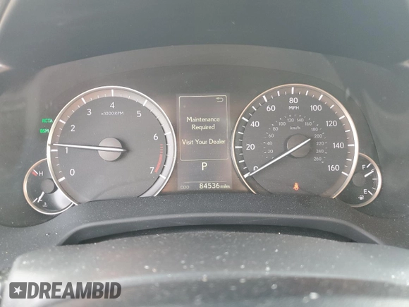 2016 Lexus RX 350 F Sport with VIN 2T2BZMCA0GC002174, listed as a Copart auction lot 53842335 with 84,536 mi miles and Salvage Title. Bid and sale history available at carsss.com. Image 9.