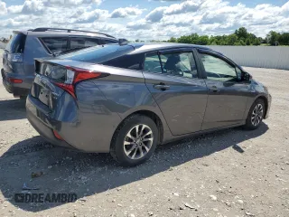 2022 Toyota Prius L Eco with VIN JTDKAMFU3N3155879, listed as a Copart auction lot 57252135 with 45,370 mi miles and Salvage title. Bid and sale history available at DreamBid. Image 3.