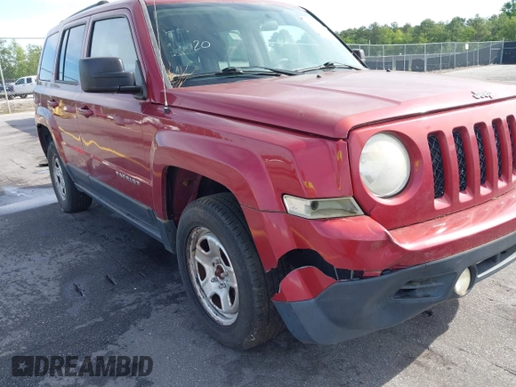 2014 Jeep Patriot Sport with VIN 1C4NJRBB7ED809503, listed as a IAAI auction lot 42224798 with 167,086 mi miles and . Bid and sale history available at DreamBid. Image 13.