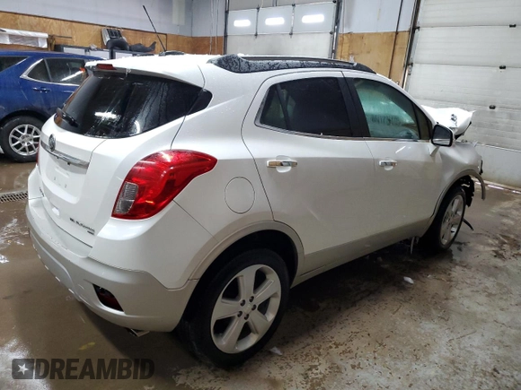 2015 Buick Encore Convenience with VIN KL4CJFSB2FB112995, listed as a Copart auction lot 48135565 with 0 mi miles and Clean Title. Bid and sale history available at carsss.com. Image 3.