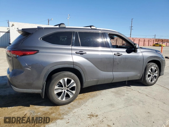 2022 Toyota Highlander Hybrid XLE z VIN 5TDHBRCH6NS551718, wystawiony jako Copart lot #47105095 z przebiegiem 116 263 mil mil oraz Szkoda całkowita • Salvage title. Historia ofert i sprzedaży dostępna na DreamBid. Obrazek 3.