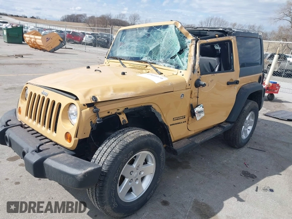 2013 Jeep Wrangler Sport with VIN 1C4AJWAG4DL617356, listed as a IAAI auction lot 41860570 with 30,331 mi miles and . Bid and sale history available at carsss.com. Image 17.