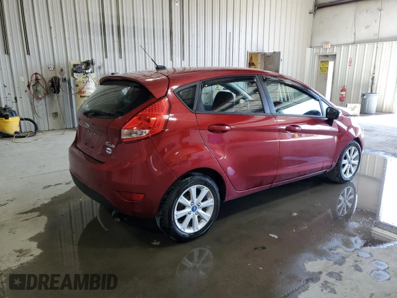 2013 Ford Fiesta SE with VIN 3FADP4EJ6DM173438, listed as a Copart auction lot 53452075 with 57,726 mi miles and Salvage Title. Bid and sale history available at DreamBid. Image 3.