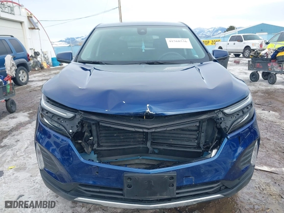 2022 Chevrolet Equinox LT with VIN 3GNAXUEV1NS222176, listed as a IAAI auction lot 41568536 with 10,278 mi miles. Bid and sale history available at carsss.com. Image 6.