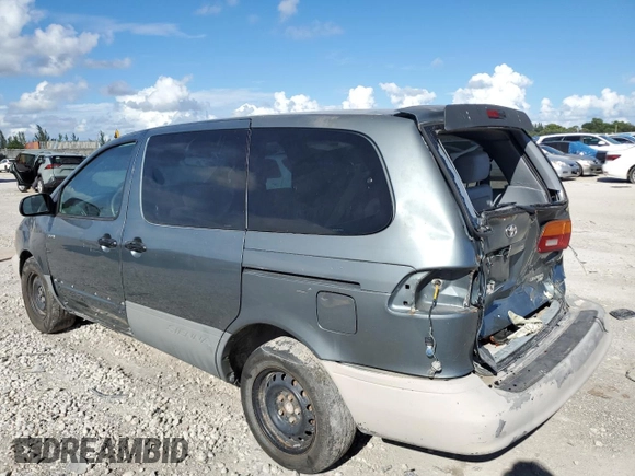 1999 Toyota Sienna CE with VIN 4T3ZF19CXXU159400, listed as a Copart auction lot 72435024 with 281,279 mi miles and Salvage Title. Bid and sale history available at carsss.com. Image 2.