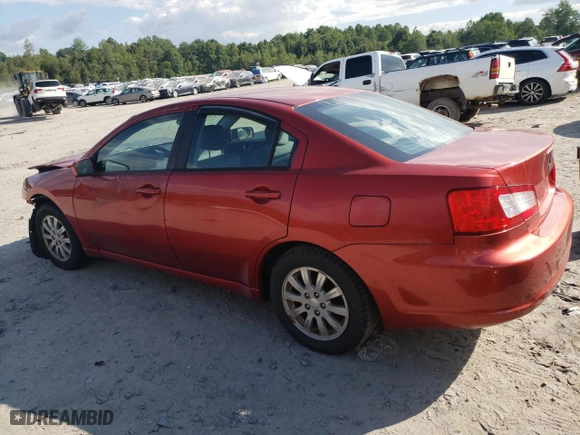 2009 Mitsubishi Galant ES with VIN 4A3AB36F89E036799, listed as a Copart auction lot 66855604 with 242,541 mi miles and Salvage Title. Bid and sale history available at carsss.com. Image 2.
